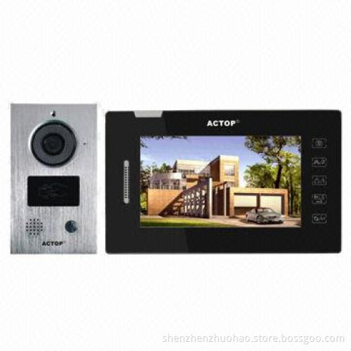 Touch screen 7-inch wired video door phone